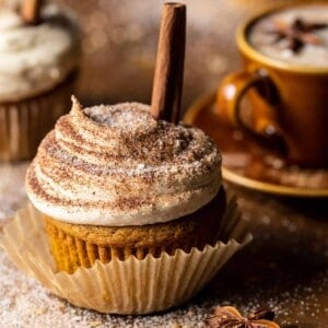Vanilla Chai Pumpkin Latte Cupcakes