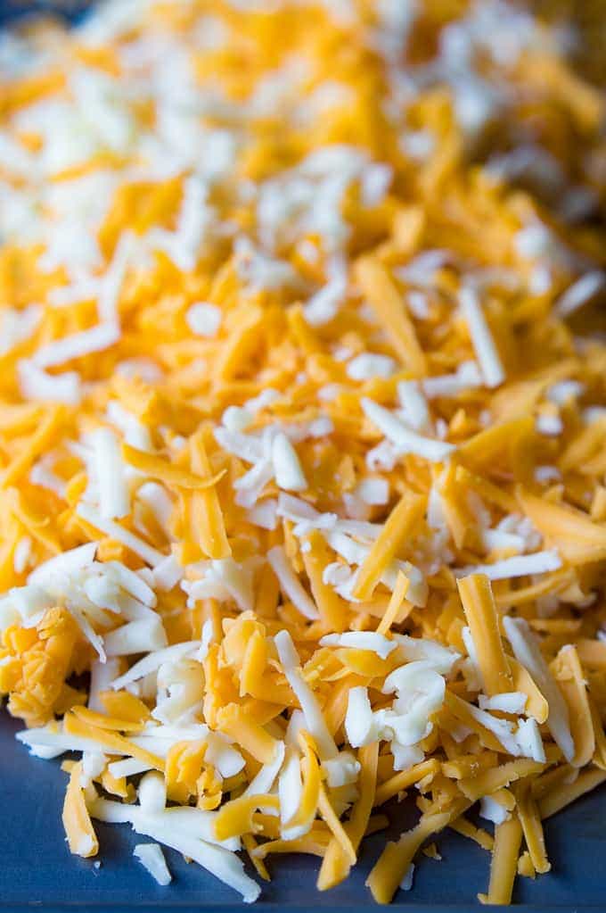 Tex Mex style Hot Pimento Cheese Dip is the ultimate in hot cheese dip recipes! Loaded with sweet pimento peppers, jalapeños, cumin, and topped with some cilantro. This cheese dip is sure to disappear FAST! 