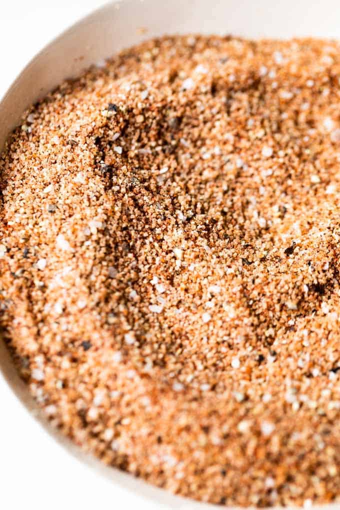 Mixed spices in a bowl.