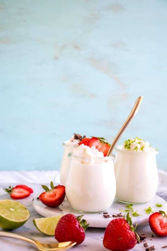 Coconut Mousse. This fluffy coconut mousse comes together quick and easy and is loaded with a cold, creamy coconut flavor! Top with your favorite toppings and it’s the perfect summer dessert!