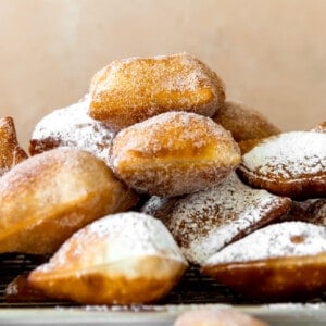Stack of sopapillas.